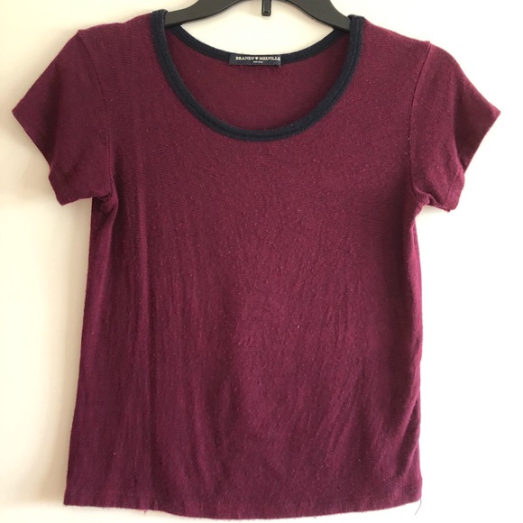 Brandy Melville Tops - Maroon Brandy Melville crop top
